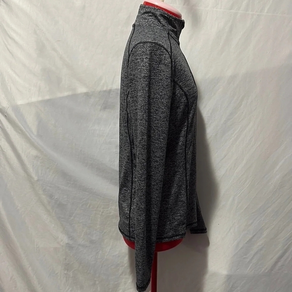 Head Gray Zippered Fitted Sweatshirt MM254 - Picture 3 of 8